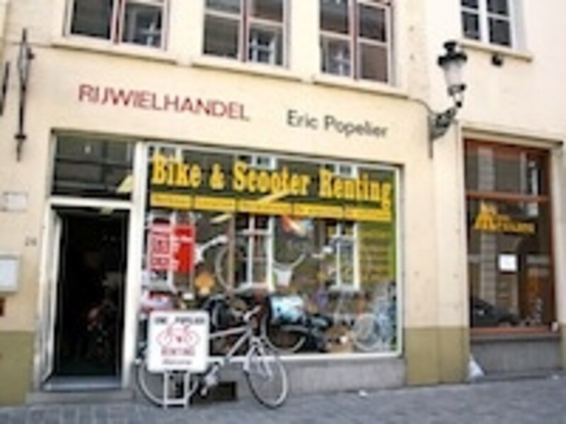 ブルージュのレンタルサイクル店