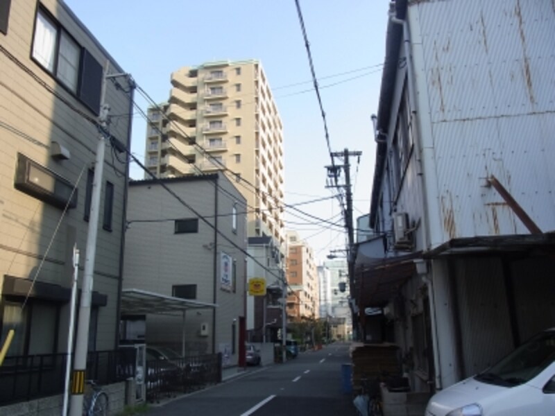 工場、でも静か＠阪急中津駅界隈