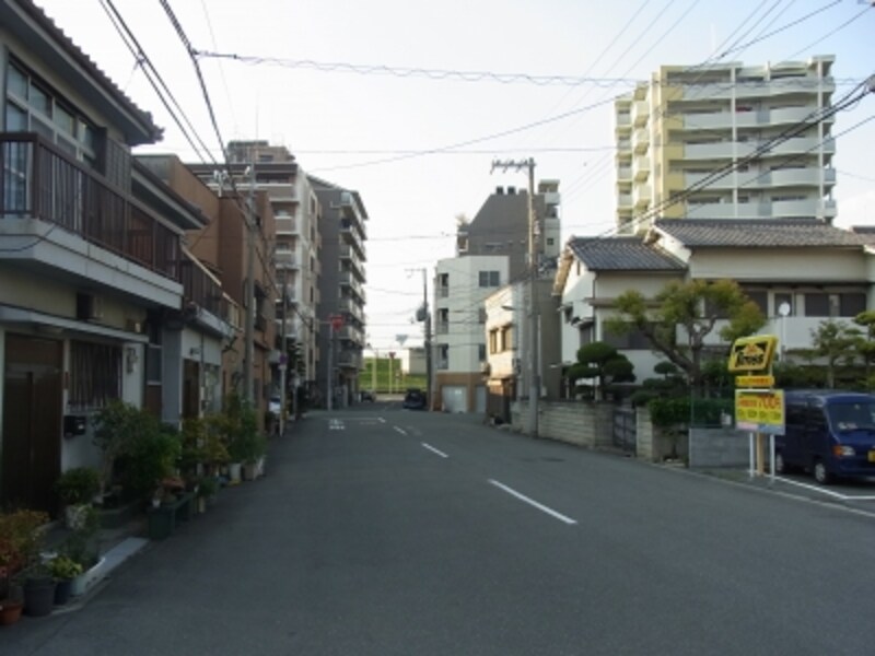 ゆったりしている阪急中津駅界隈