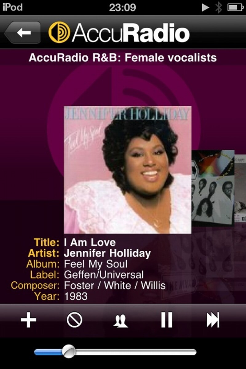 お気に入りのジャンルの曲を好きなだけ楽しめるインターネットラジオ「AccuRadio」(無料)