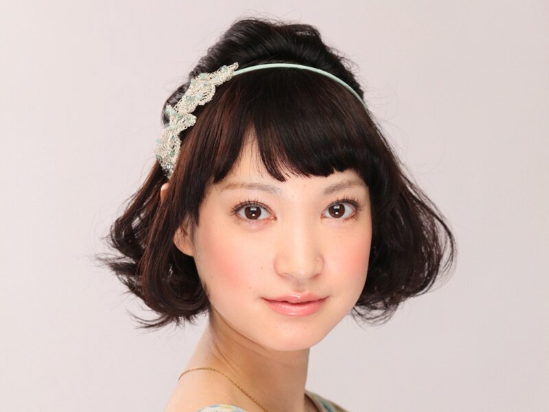 ショートパーティヘアアレンジ