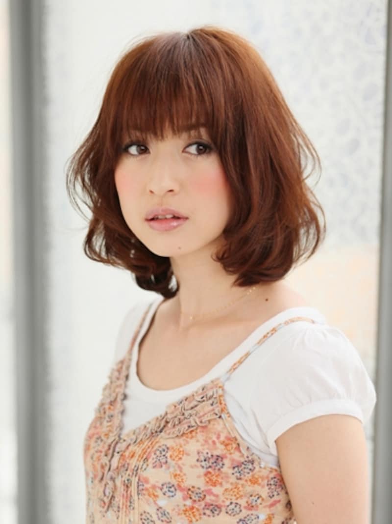 ふんわりナチュラル!ガーリッシュボブ