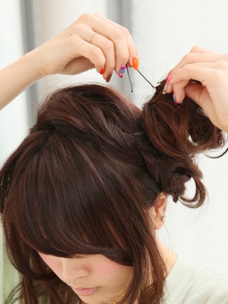 ふわっとしたボリューム感をキープして