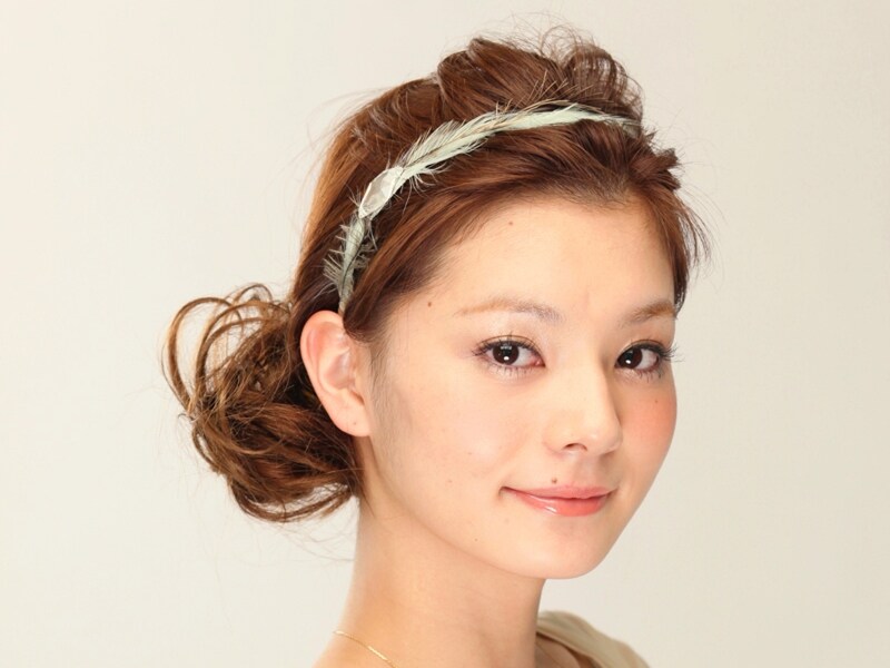 ロングパーティヘアアレンジ