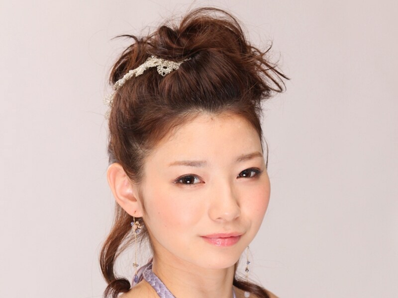 ロングパーティヘアアレンジ