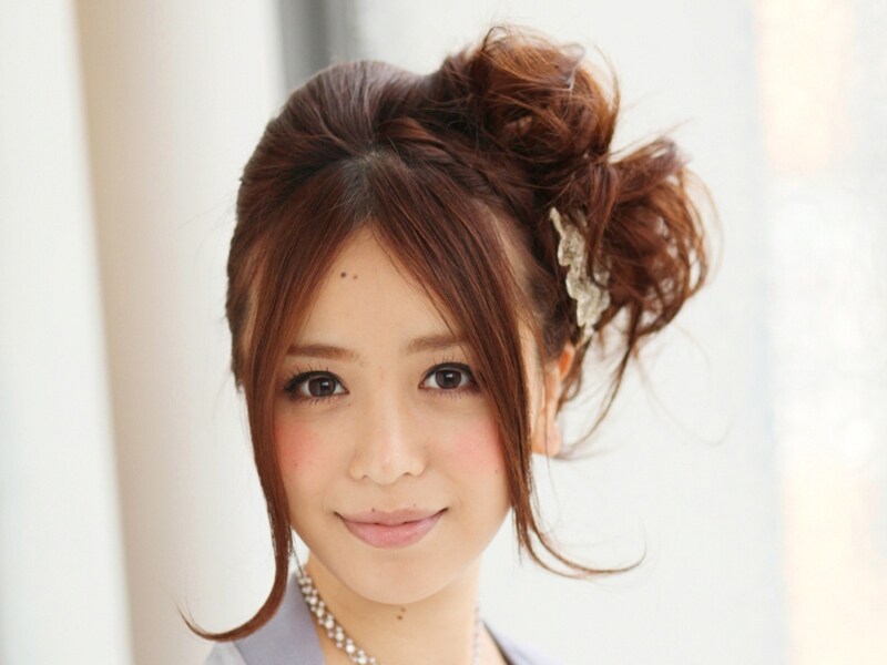 ロングパーティヘアアレンジ