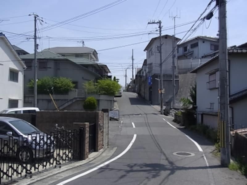 坂道多い＠明石駅北側