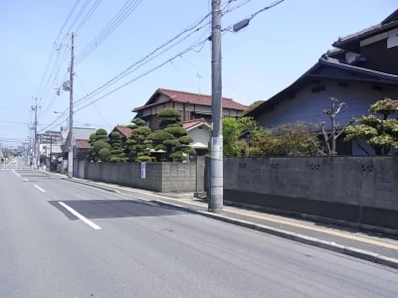 敷地の広い家＠明石公園北側