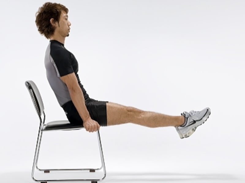 シーテッドレッグエクステンションその2