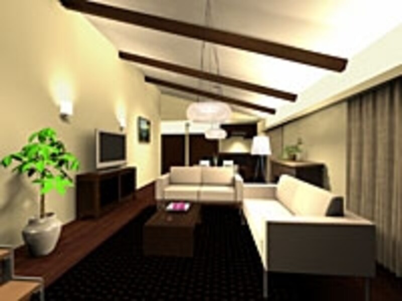 「レストラン風」全点灯