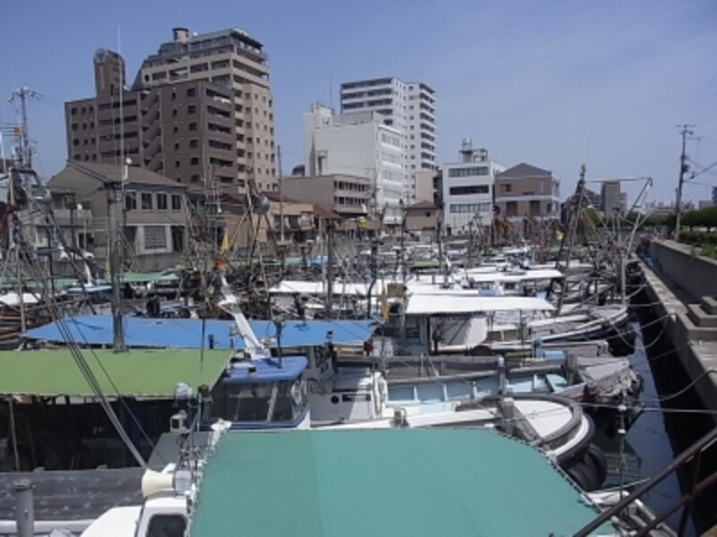 船がいっぱい＠明石