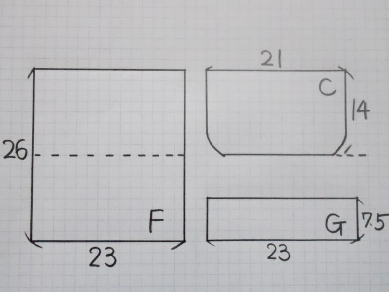 お財布ポシェット型裏地