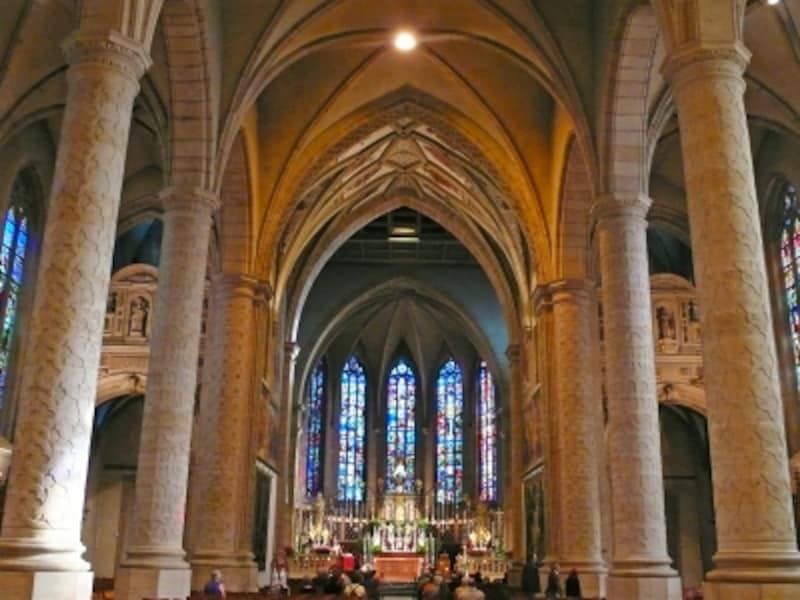 ノートルダム大聖堂の内部