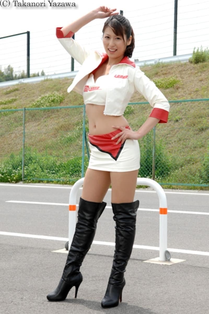 ながせみほ／全日本ロードレースイメージガール「LUNAS」