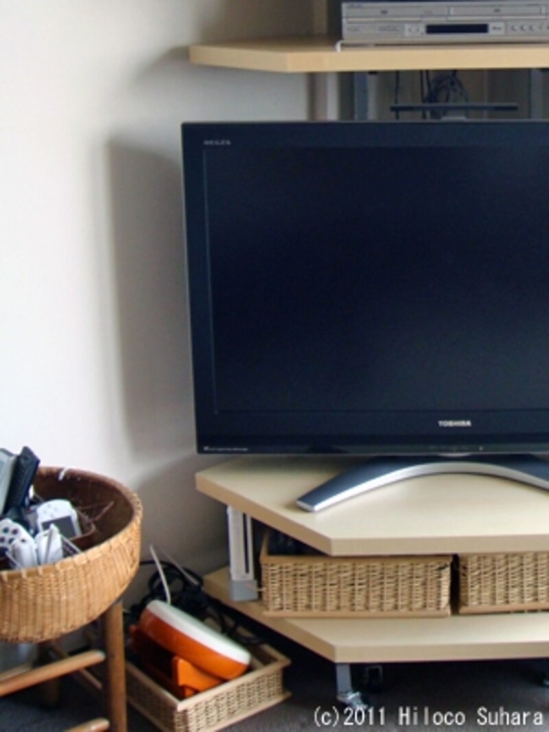 テレビの周り
