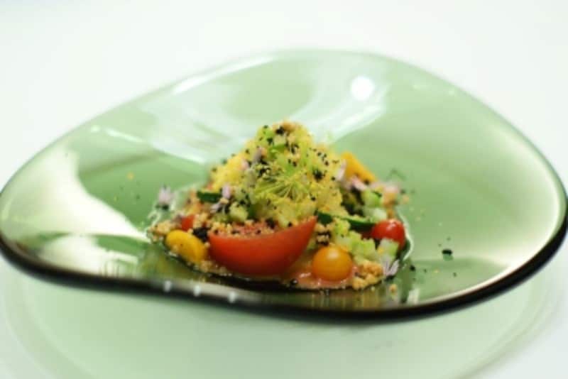 いろいろな野菜で作ったタリオリーニ仕立て