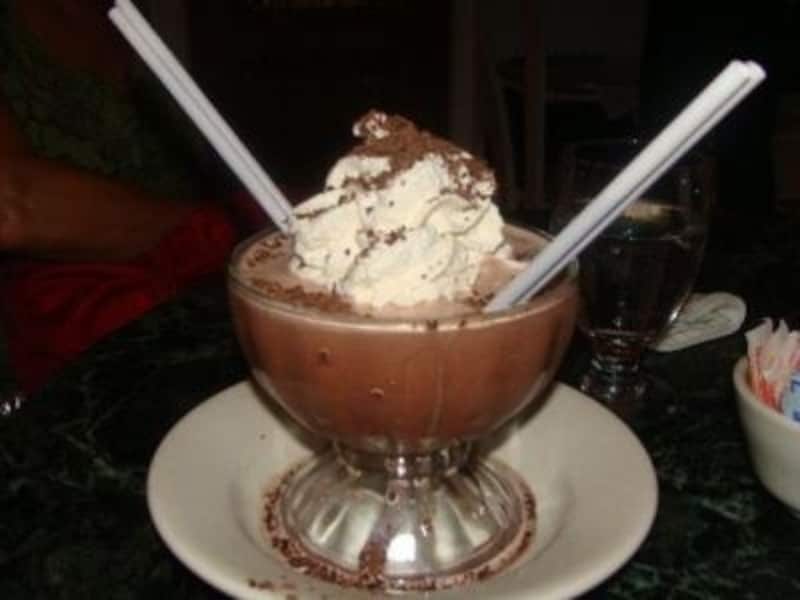 カップル仕様にストローが2つ