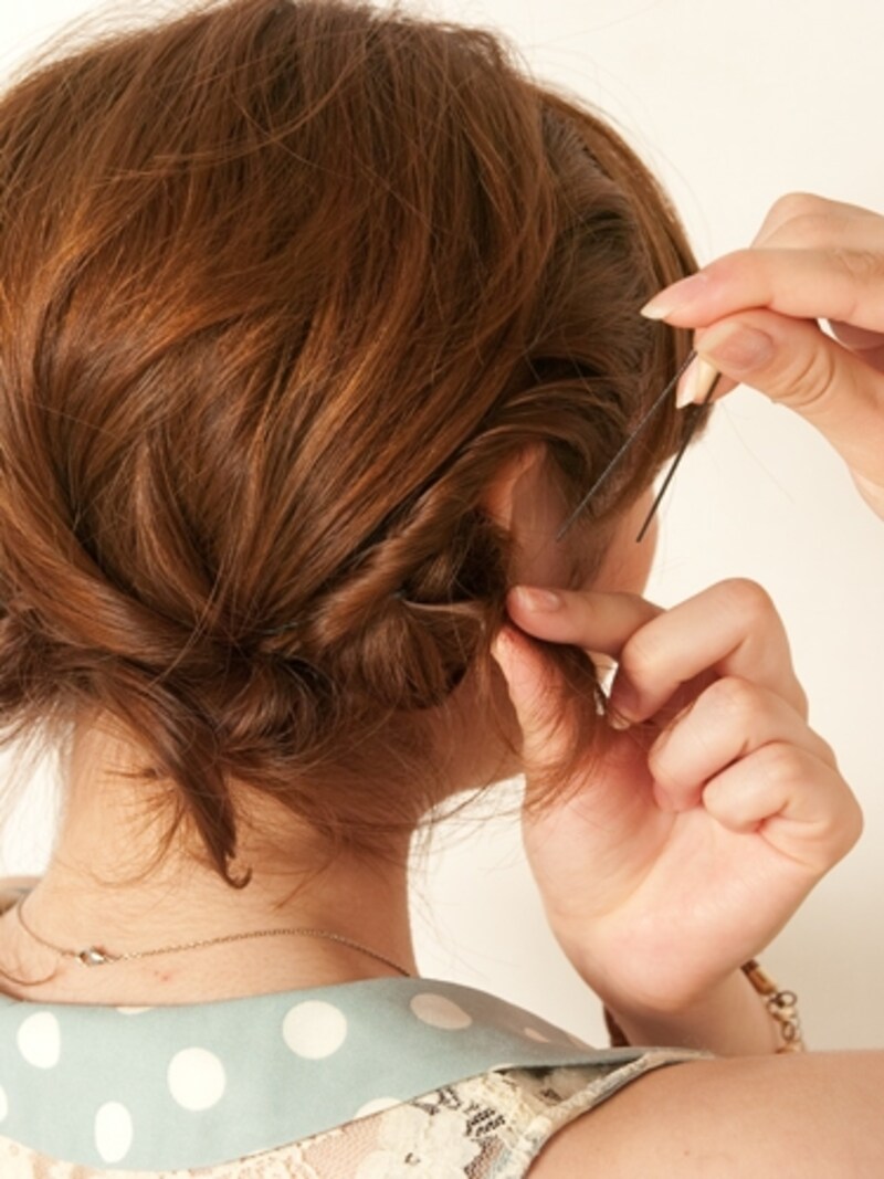 少し毛先を残すとキュート