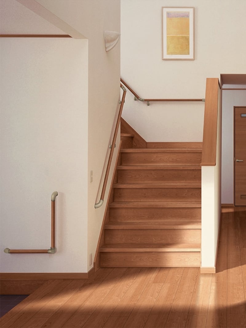 階段 廊下 玄関 手すりプランの考え方と注意点 内装建材 All About