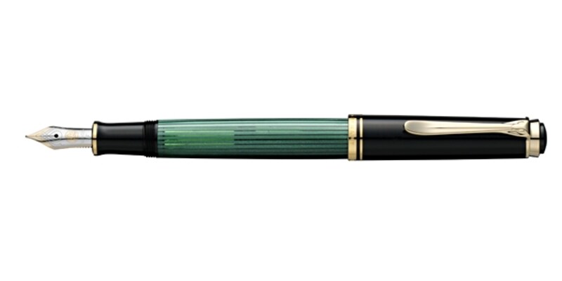 「スーベレーン M400 緑縞」3万1500円