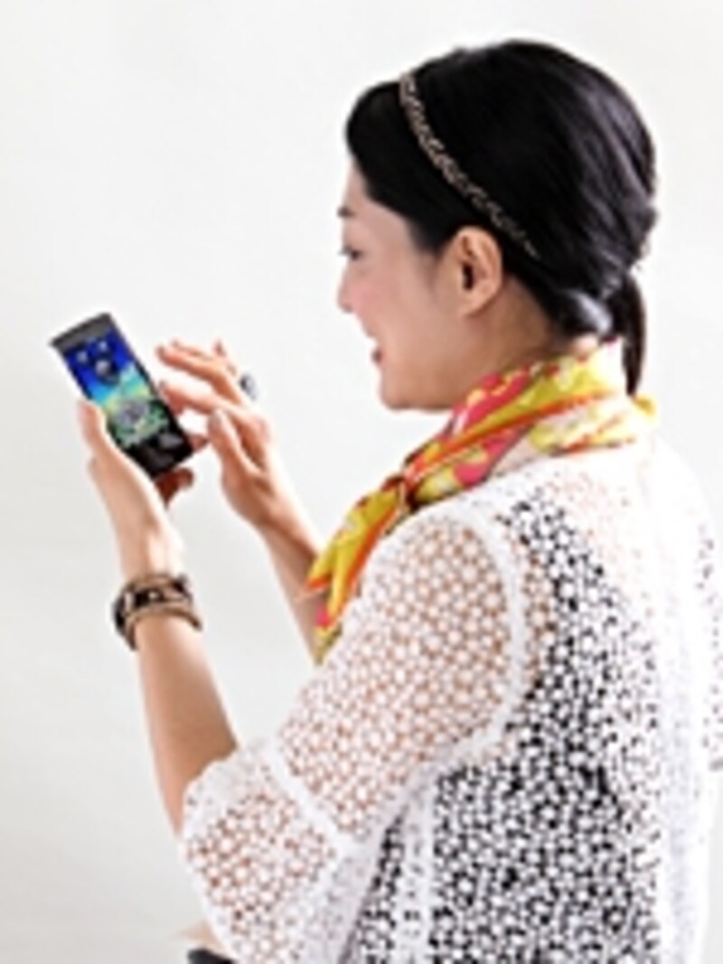 触れることが楽しくなるような仕掛けがいっぱいの「DM009SH」なら、毎日触ることが楽しくなりそう