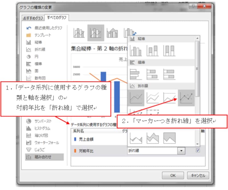 Excel2016での操作画面
