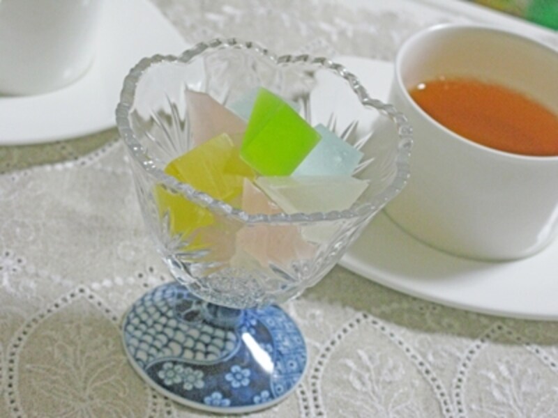 赤坂・塩野の「錦玉糖」