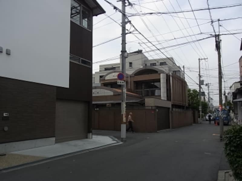 帝塚山、個性的な住宅