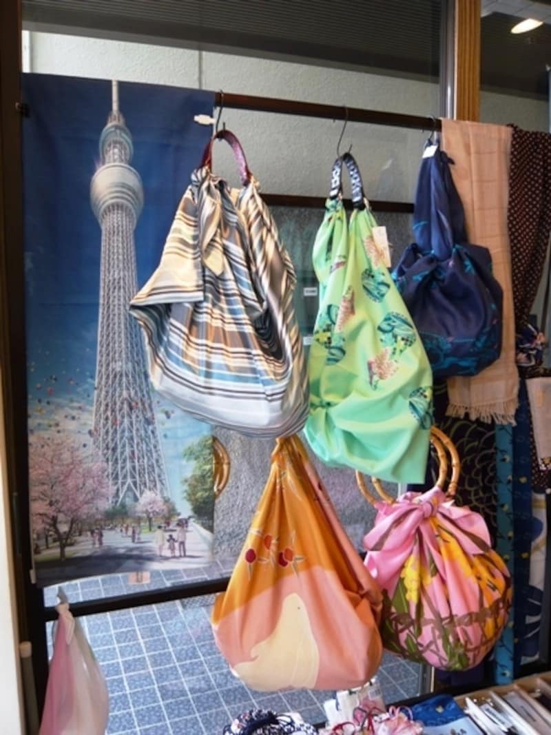 スカイツリー柄の風呂敷