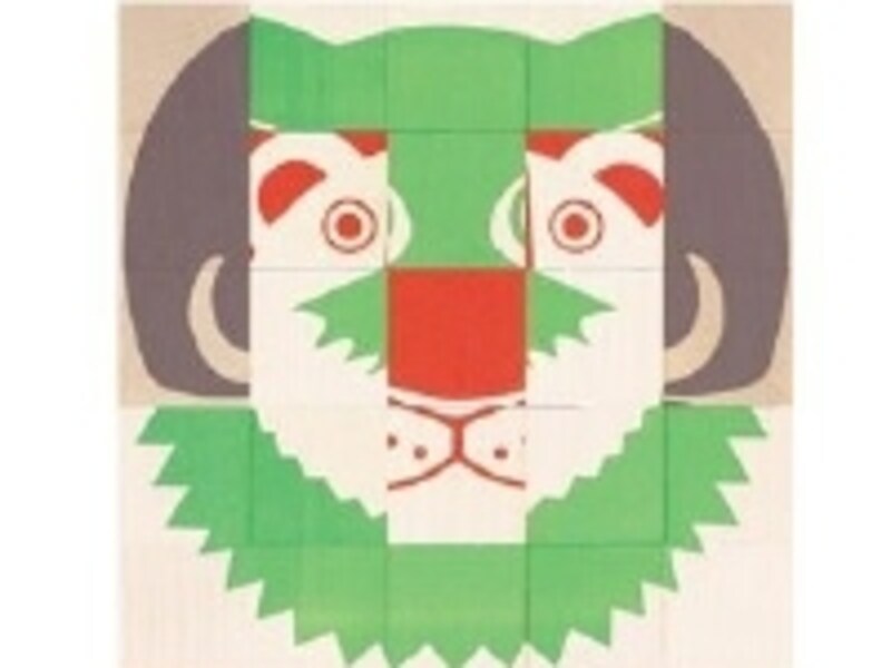 組み合わせを変えると架空の動物に!