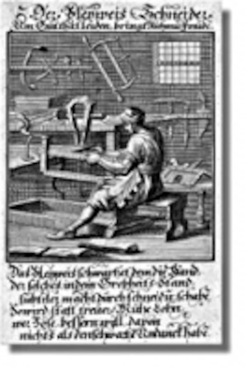 18世紀の家具職人。創業者のカスパー・ファーバーは家具職人から鉛筆職人へ転身した