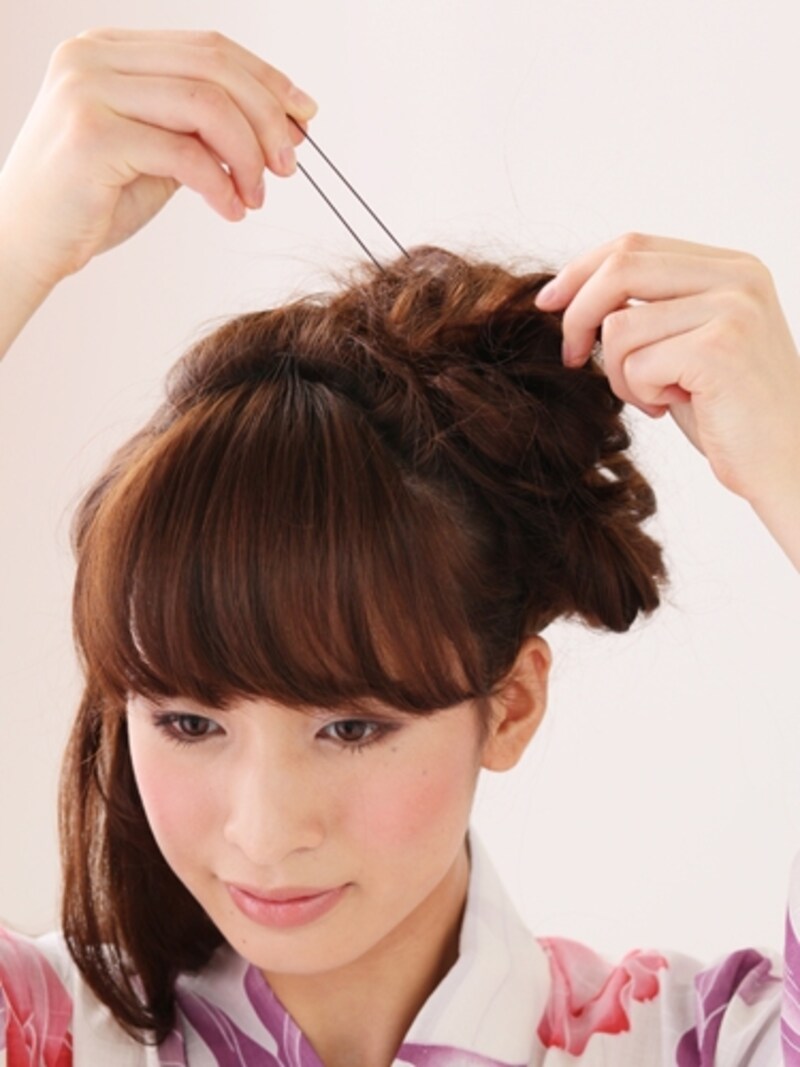 高さを出すとより華やかに