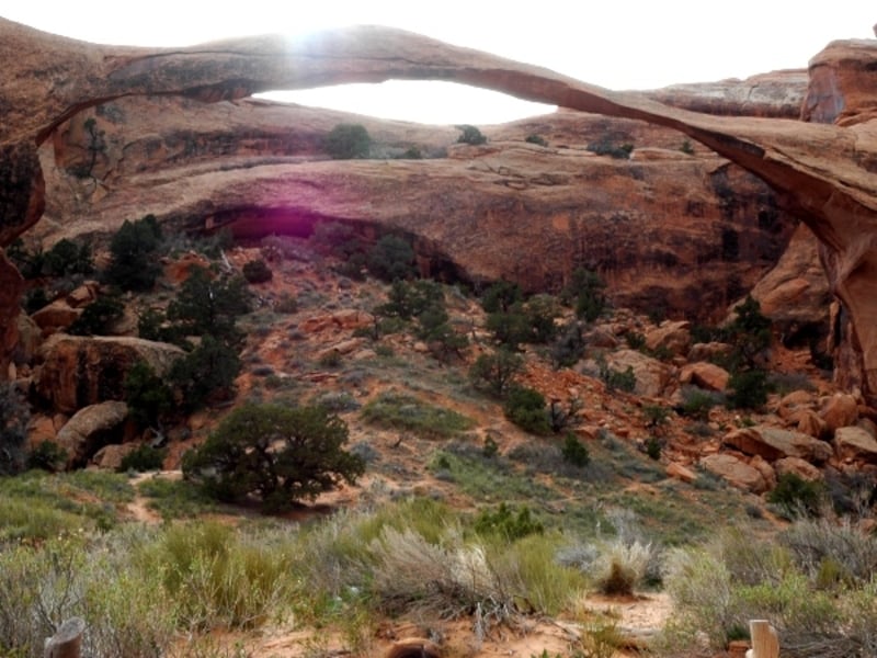 一番細いところの幅は約1mしかない