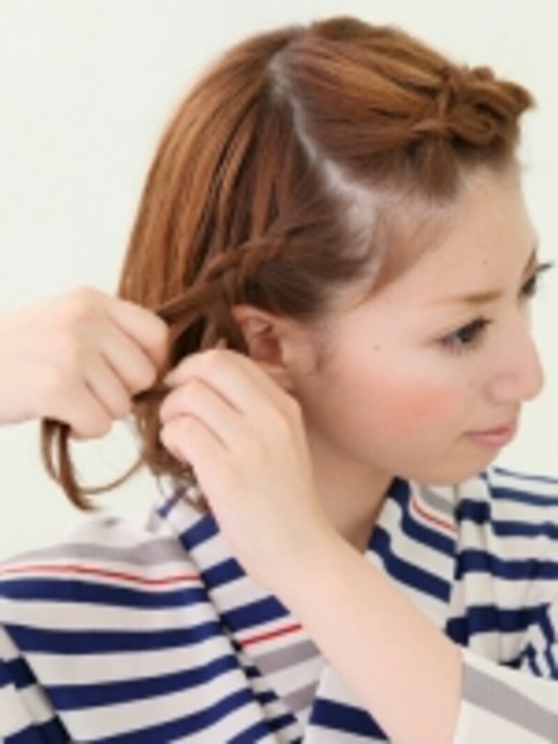 2 3 ショート浴衣 表情キリリ な編み込みヘア 浴衣ヘアアレンジ All About