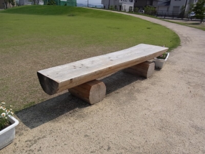 手づくりベンチ＠小舟木エコ村