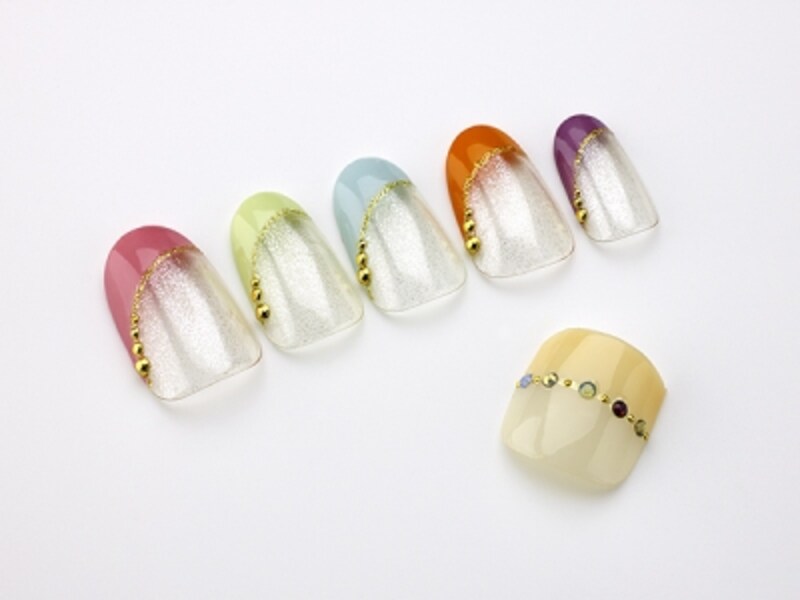 2 2 弾ける夏はネイルもアクティブ ゴージャスに ネイルアート All About