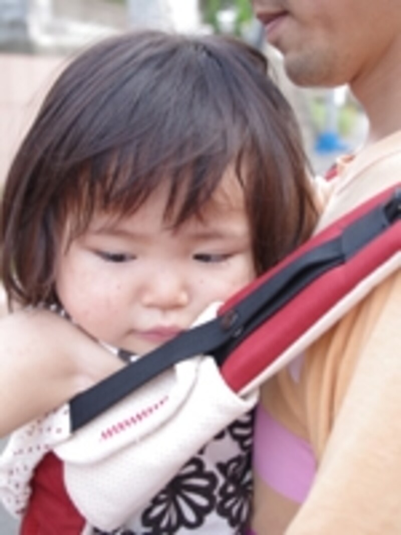 よだれパッドもメッシュ製。着脱はスナップ式