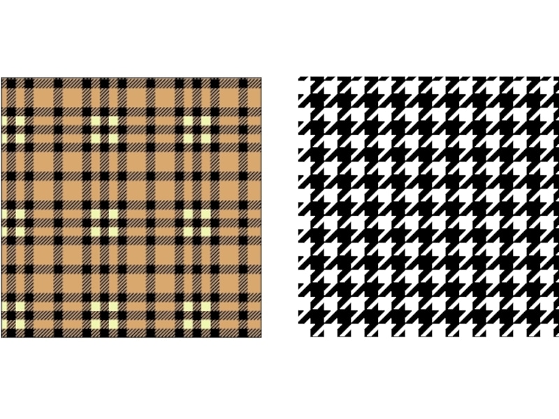 チェック柄着こなし練習帳