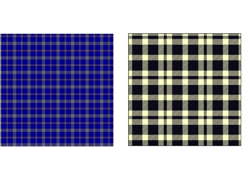 チェック柄着こなし練習帳