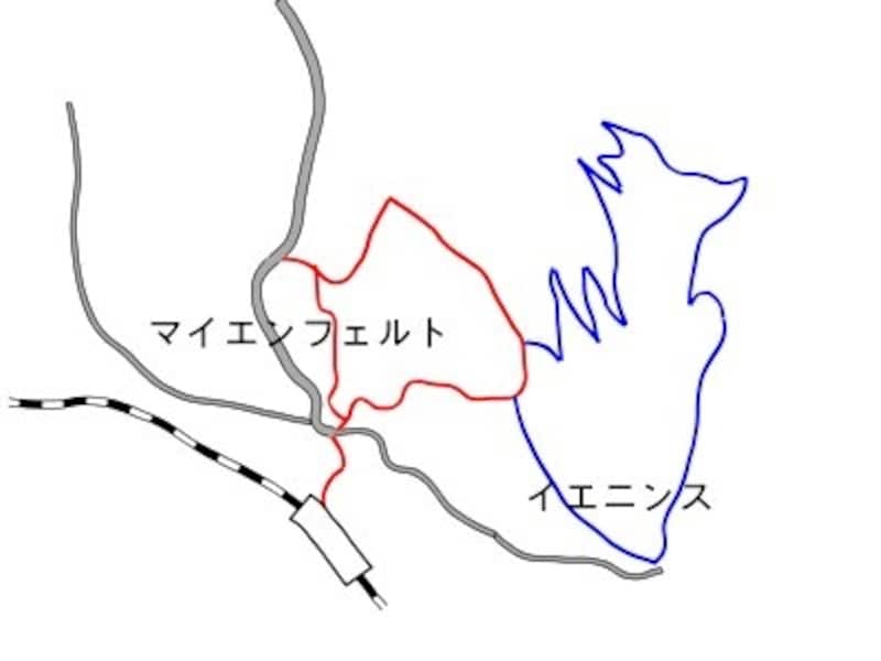 赤の道と青の道