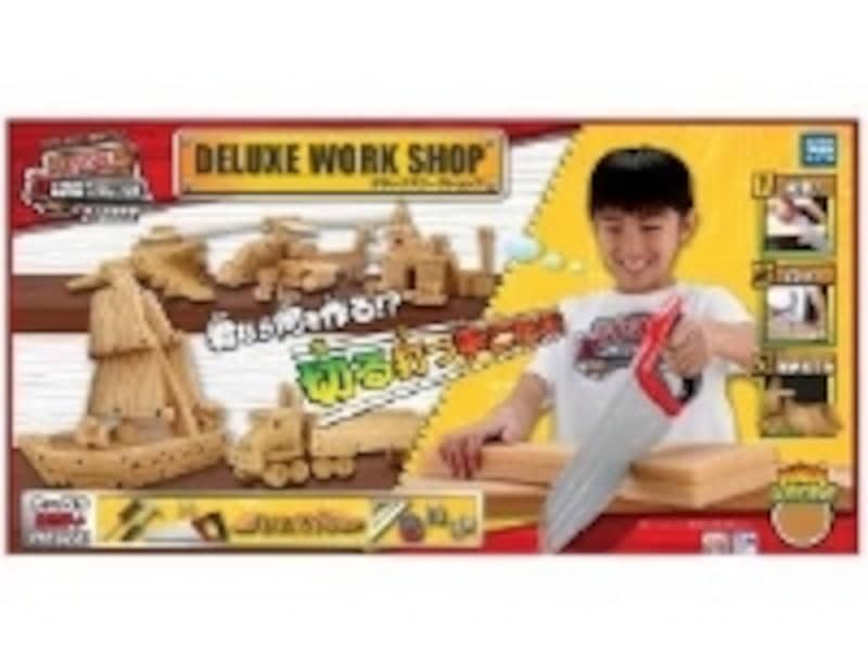 「リアルコンストラクションundefinedデラックスワークショップ」は海賊船やヘリコプターなども作れる材料と道具がそろっています