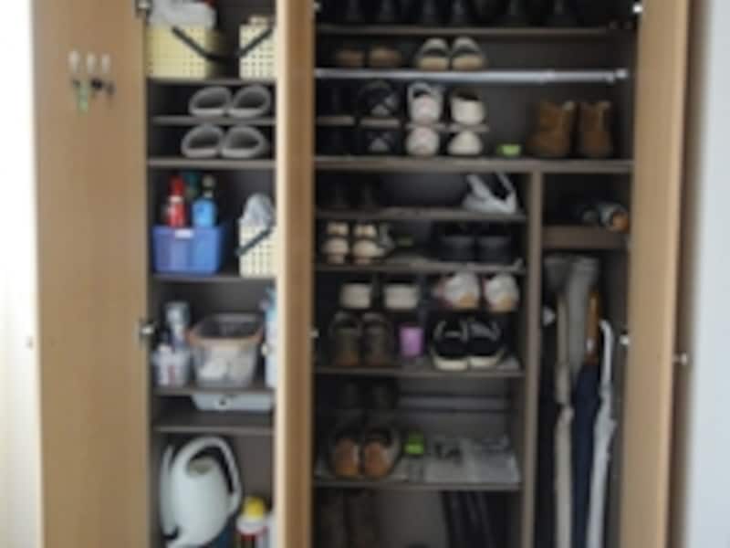 下駄箱の8割収納