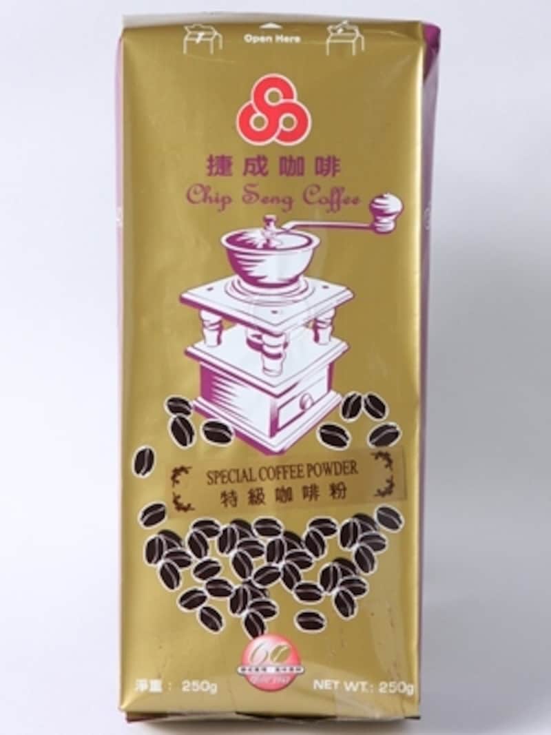 地元コーヒー専門店のパック入りコーヒー豆