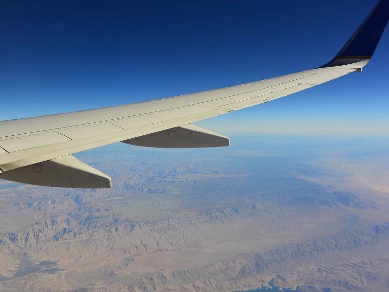 空から見るアメリカの大地