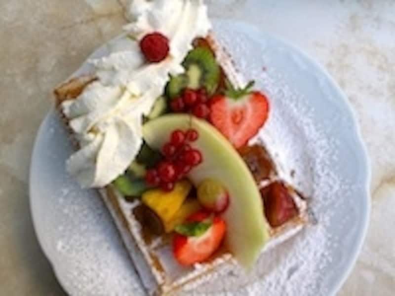 フワフワ生地のブリュッセル・ワッフル