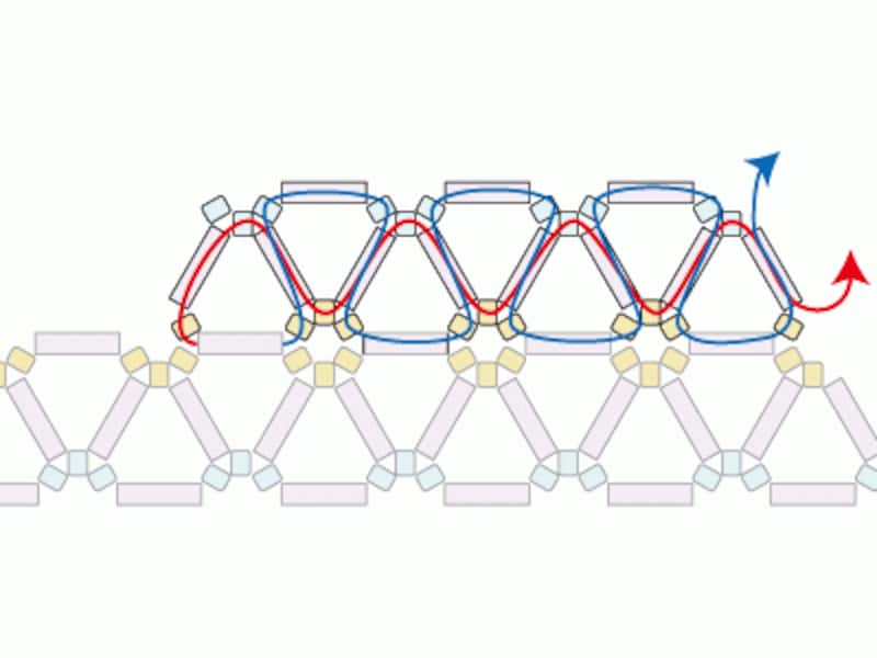 レース編みビーズリング