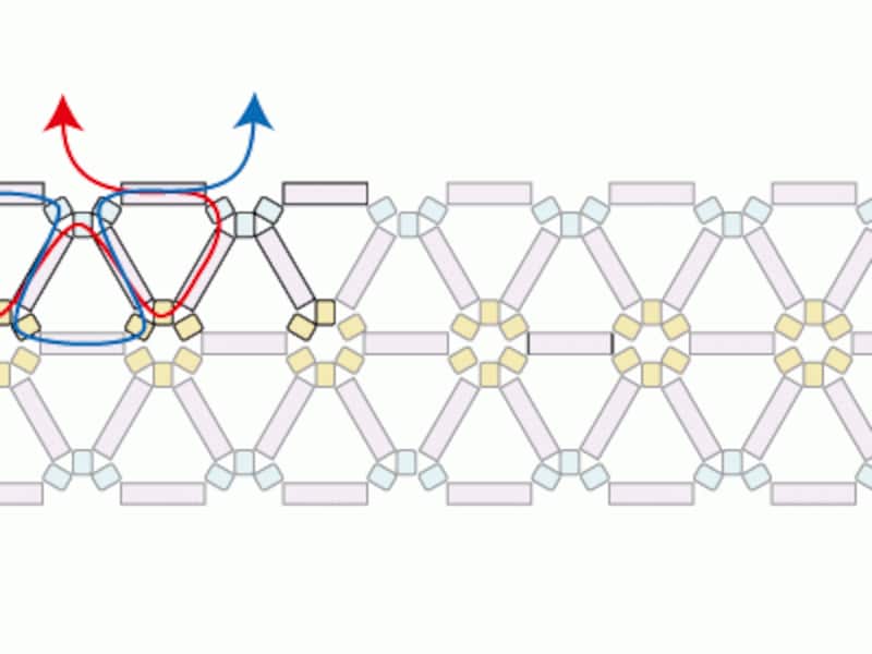 レース編みビーズリング