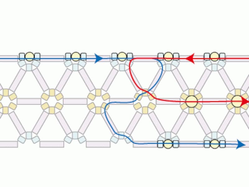 レース編みビーズリング