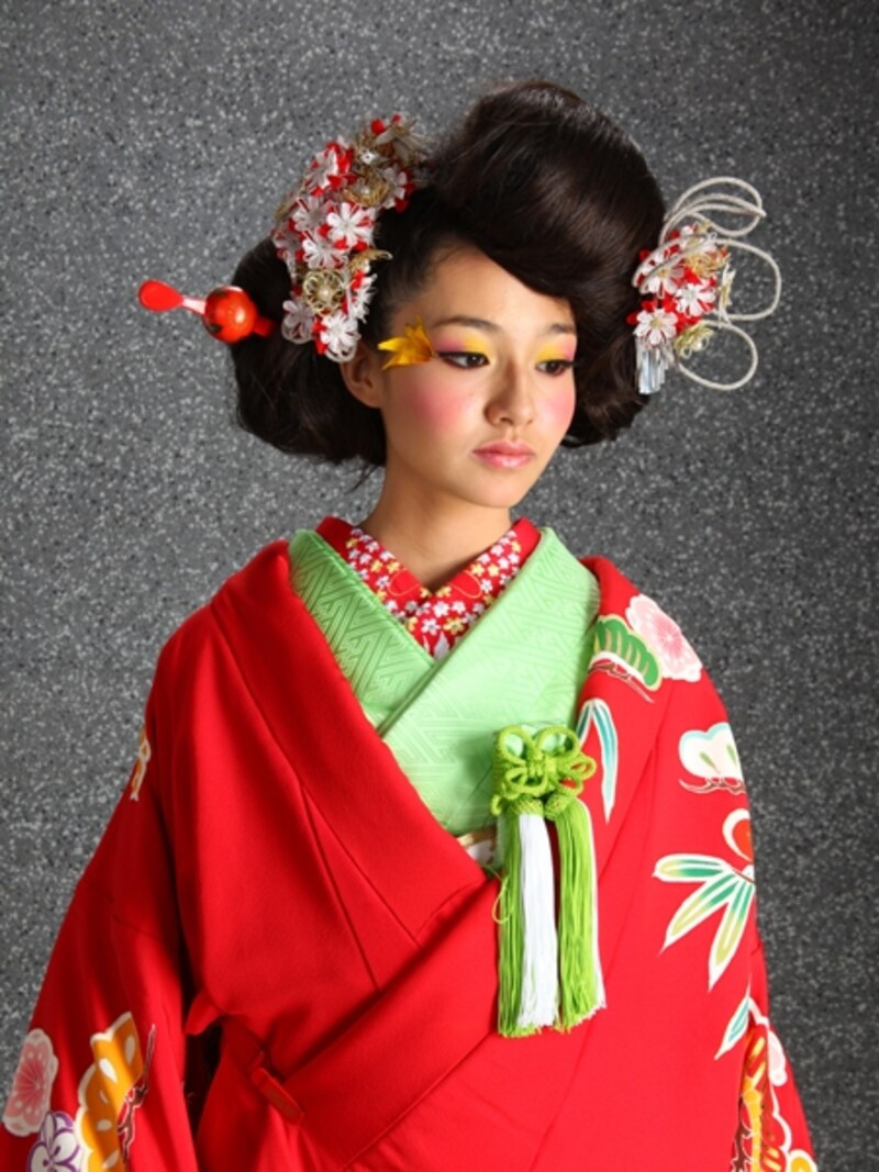 半襟undefined色打掛undefined京西陣古川