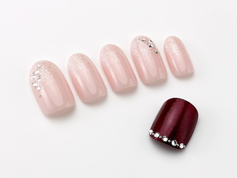 ほんのりキュートなピンクベース